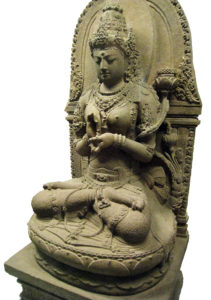 Prajñāpāramitā sous la forme d’une déesse